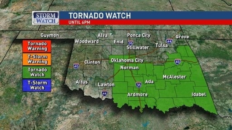 Tornado Watch Issued for Oklahoma City KOKH