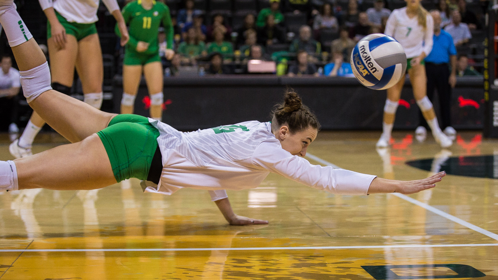 Oregon volleyball Senior Night KVAL