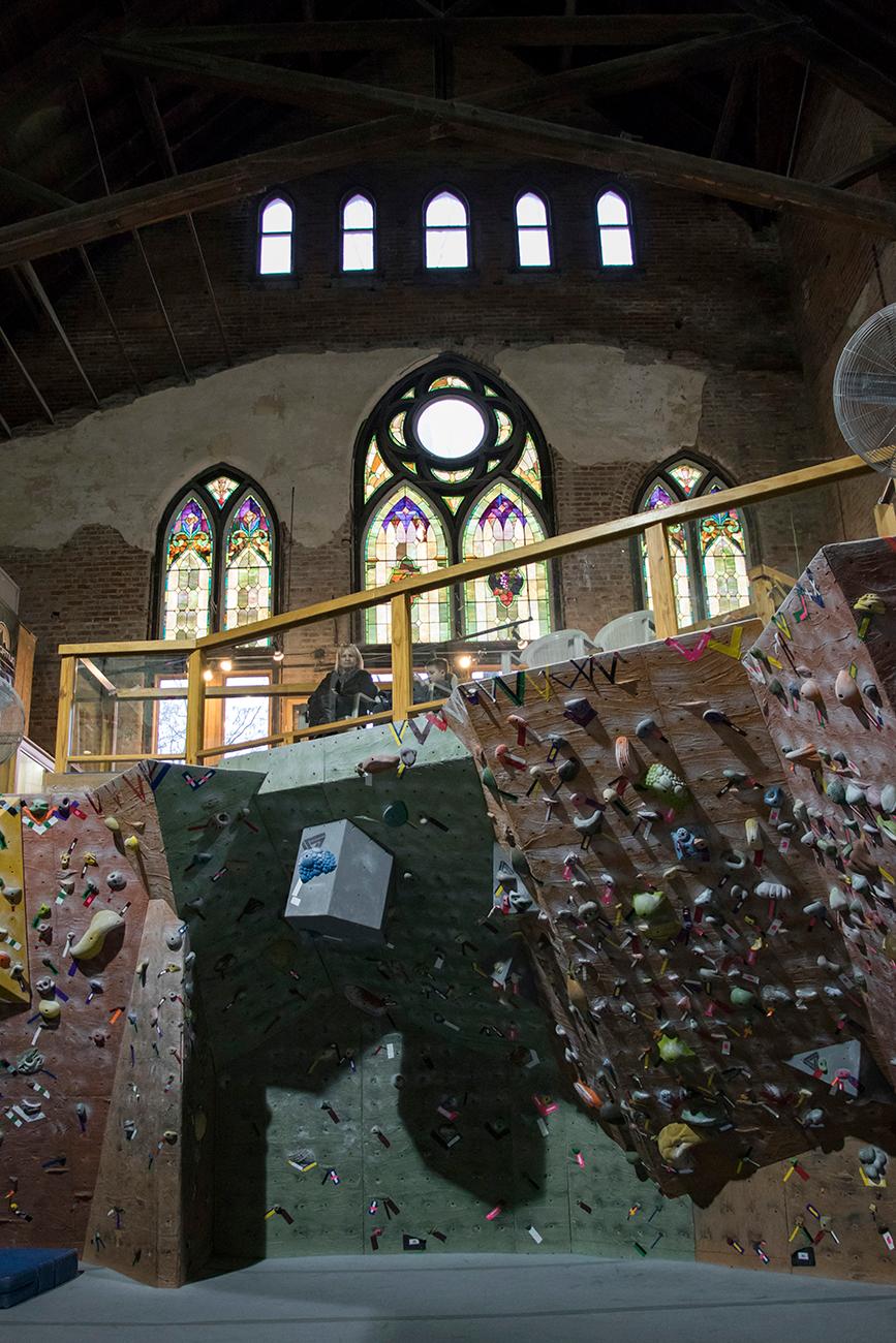 Dayton Has An Awesome Rock Climbing Gym Inside Of A FormerlyAbandoned