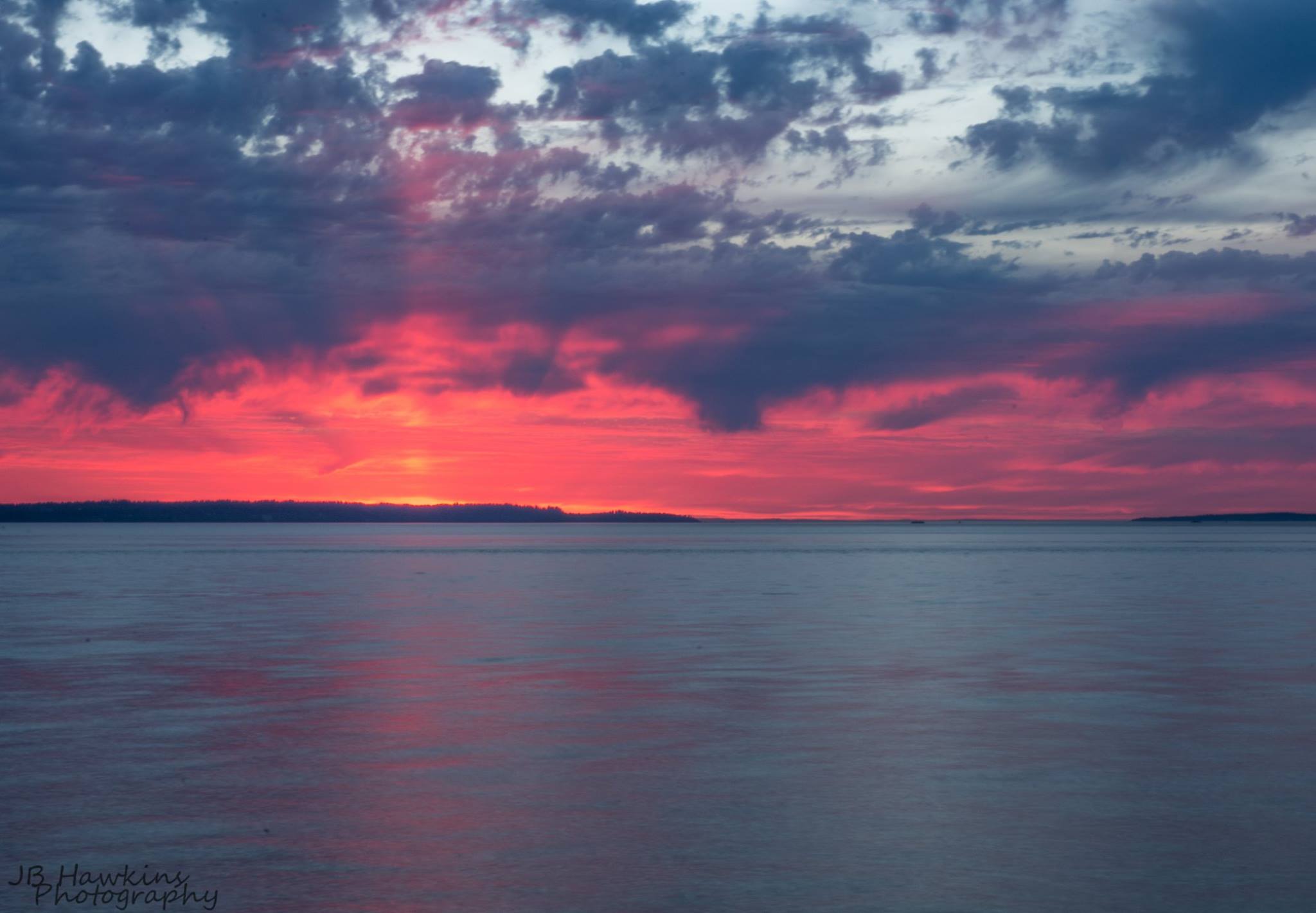 Photos: Spectacular sunset punctuates record-hot day around Seattle | KOMO2048 x 1421