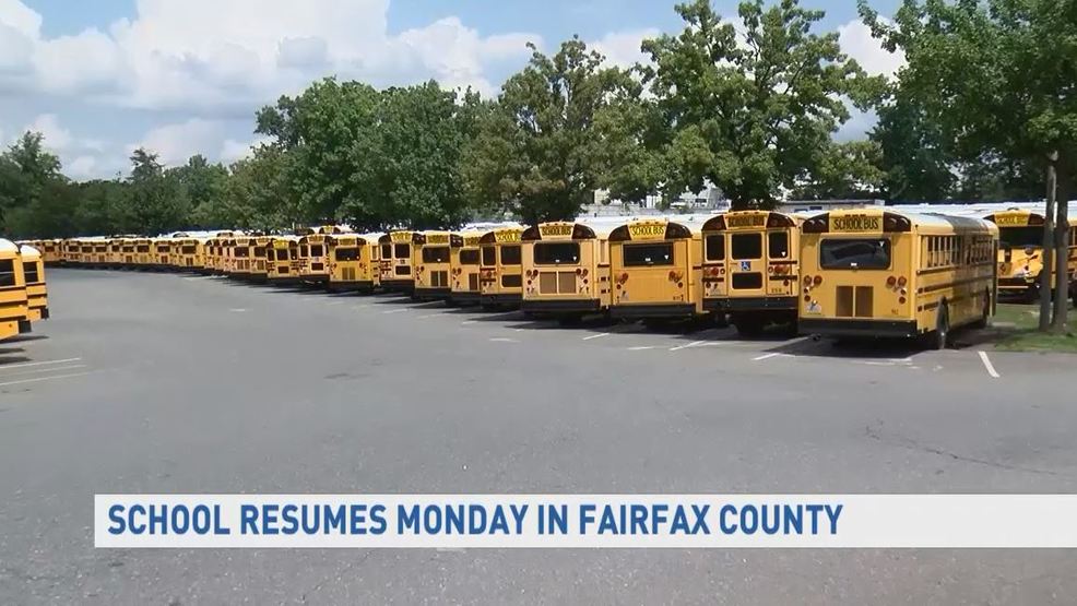 School resumes Monday for Fairfax Co. schools | WJLA