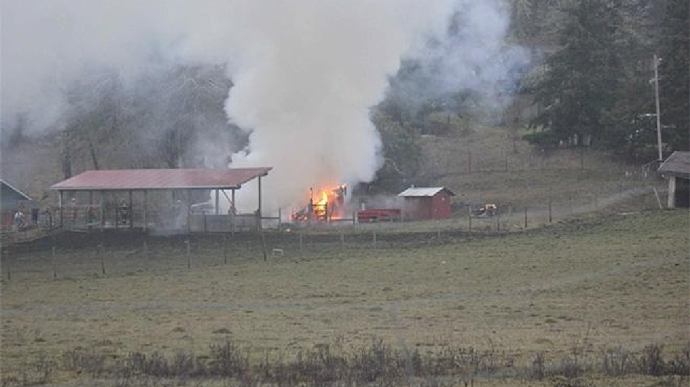 Barn fire does 80K in damage KVAL