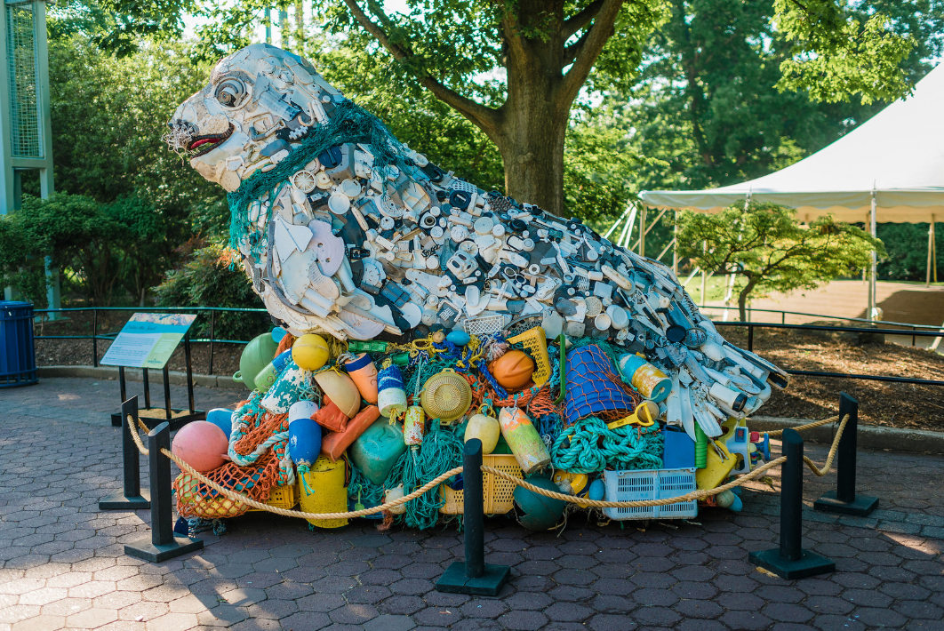 'Trash' exhibits at Smithsonian National Zoo bring awareness to ocean