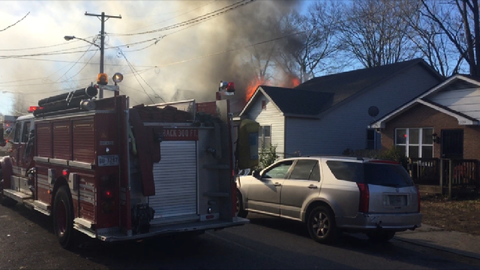 Crews working Massive North Nashville house fire WZTV