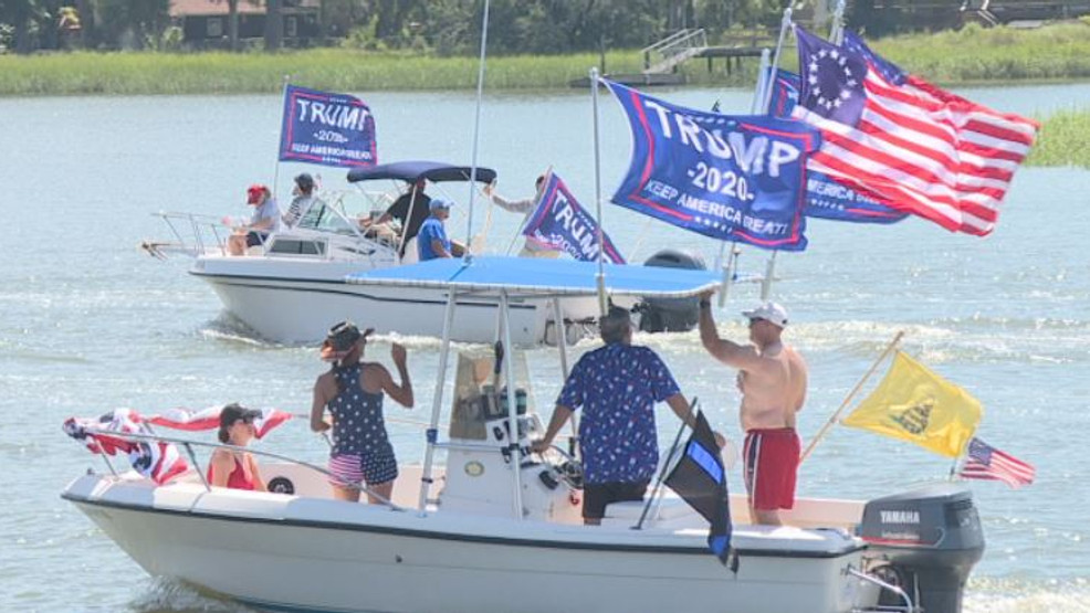 Dozens of boats form Independence Day boat parade in Chatham County WTGS