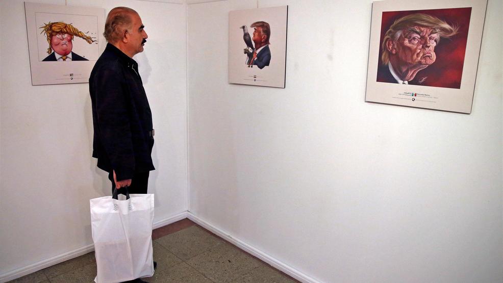 Картинки по запросу IRANIANS HOLD 'TRUMPISM' CARTOON CONTEST TO MOCK US LEADER