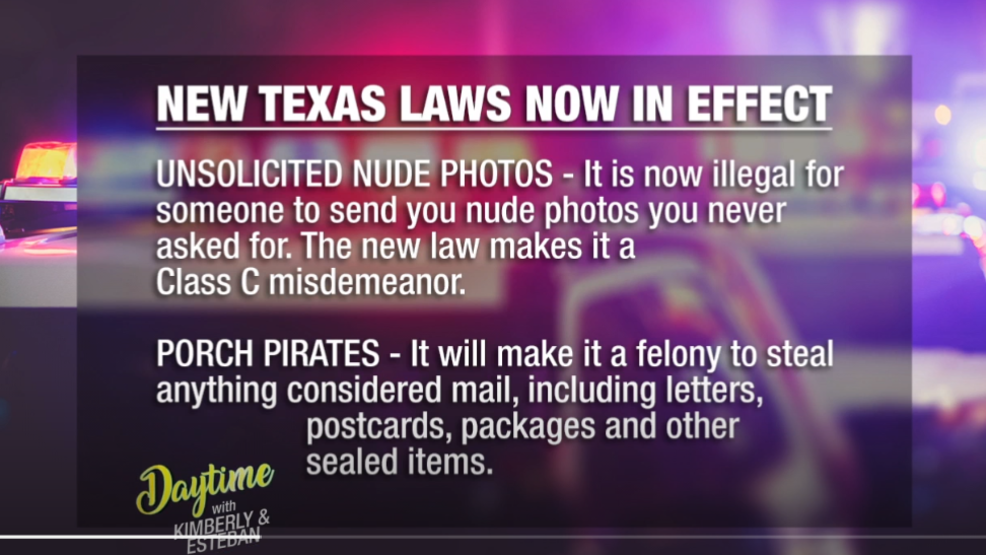 New Texas laws Watch Daytime