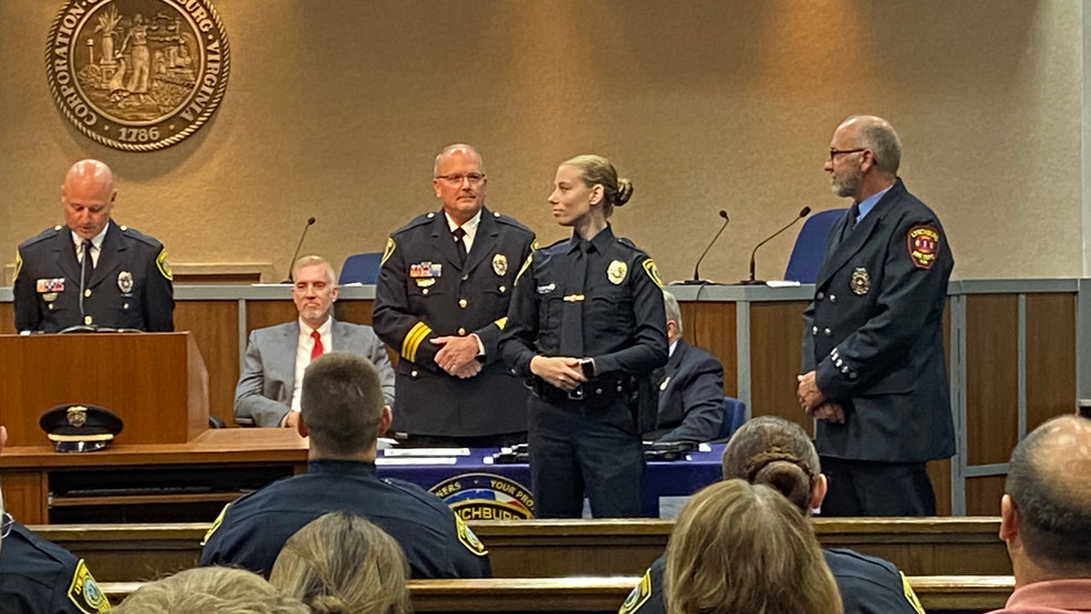 Lynchburg Police Department 8 new officers WSET