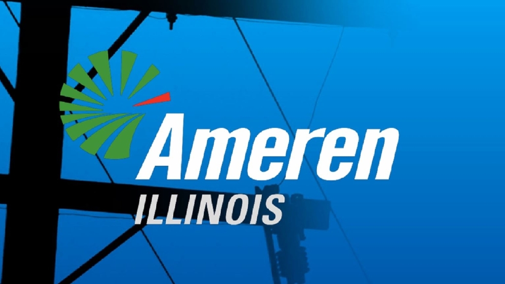 How do Illinois residents report an outage to Ameren?