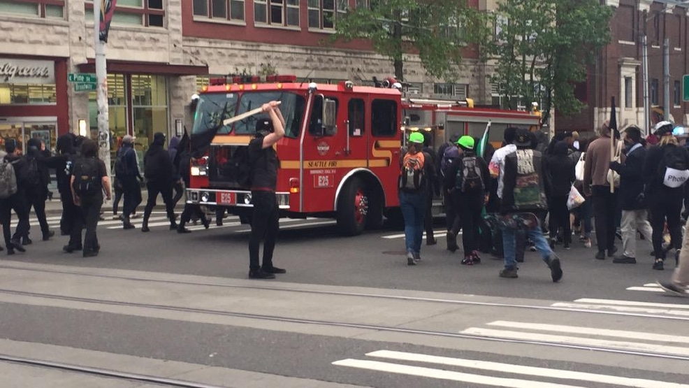 May Day Mayhem: 3 SPD Officers Hurt As Rioters March Through Seattle | KOMO