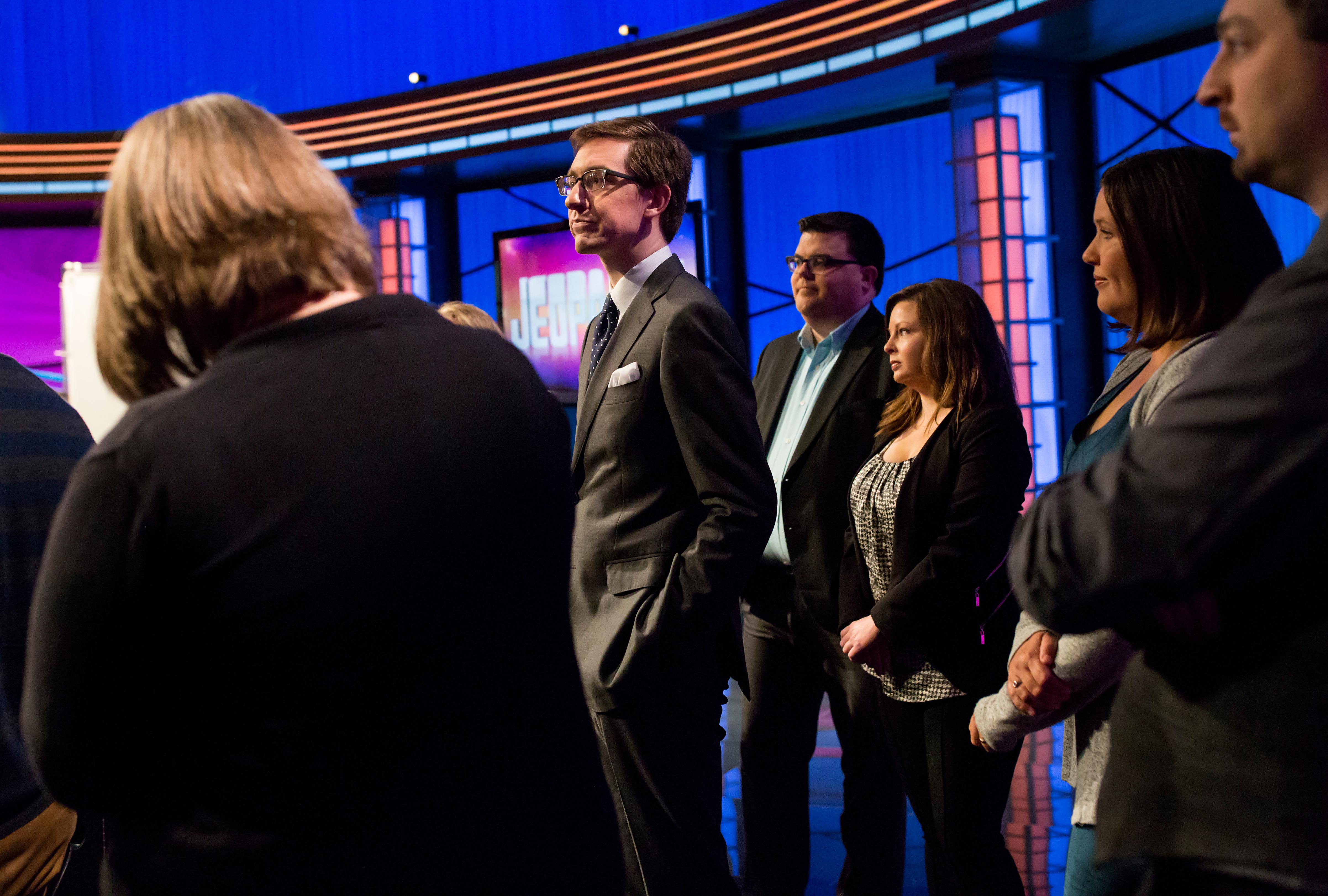 Photos Behindthescenes on the Jeopardy! set KOMO