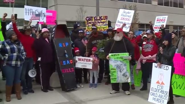 Continuing crisis: Flint residents descend on Lansing on 4th anniversary of water crisis