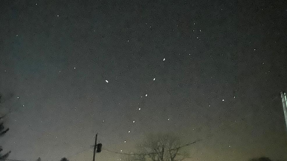 "Stars" lined up in night sky leave some Michiganders mystified WWMT