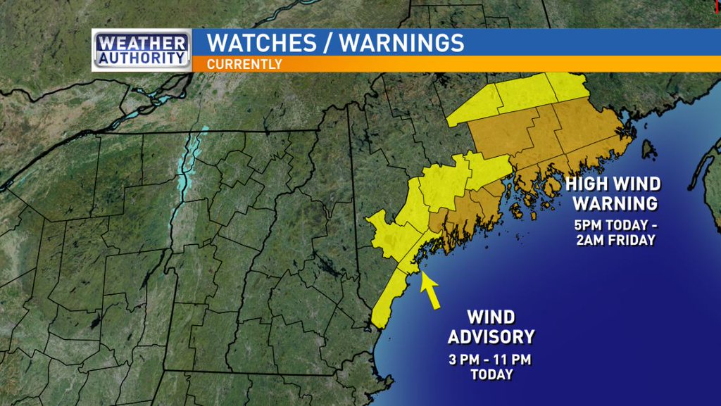 Heavy rain, strong winds hit Maine, cause flooding and power outages WPFO