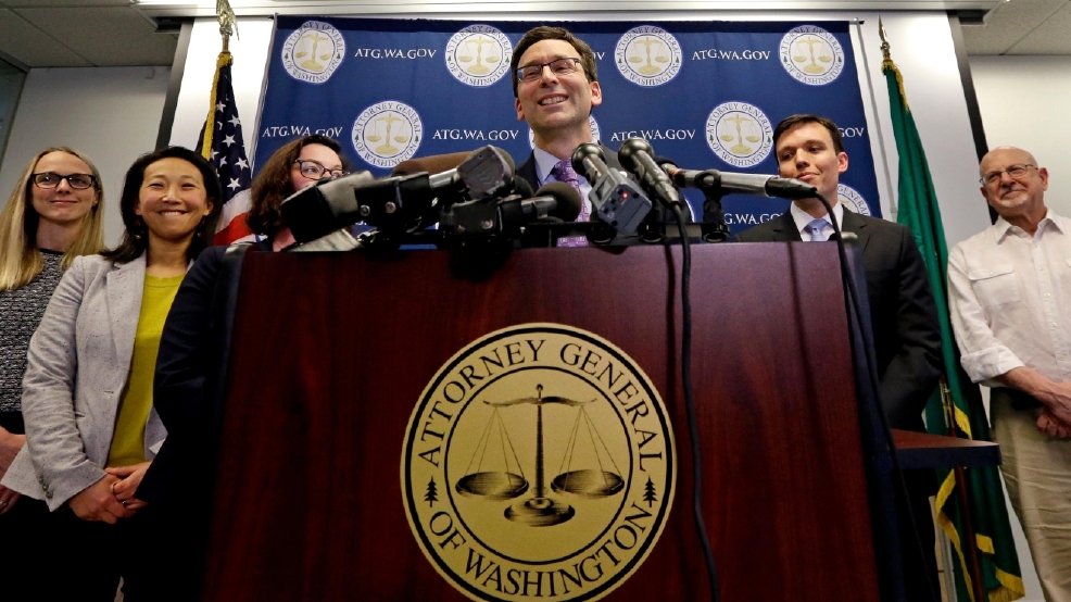 Trump Travel Ban Lawsuit Bob Ferguson -- 9th circuit court upholds TRO on Trump exec order.jpg