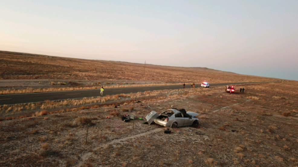 One person dead in vehicle rollover near Sevier Lake in Millard County