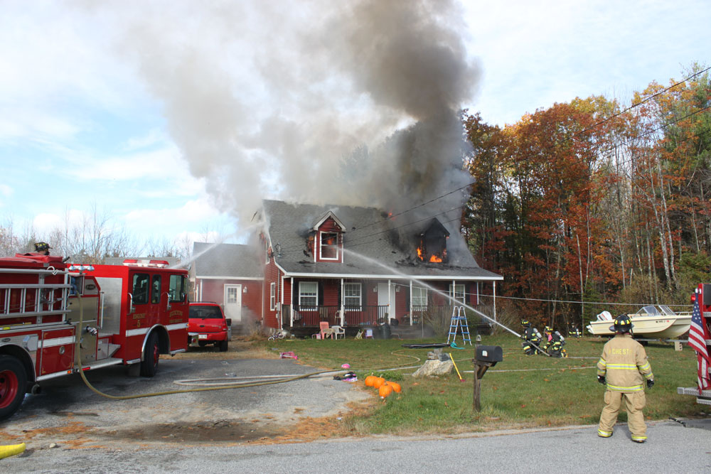 Crews fighting twoalarm house fire in Buxton WPFO