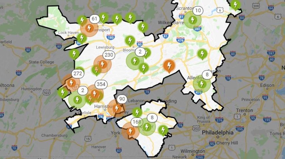 Pa Power Outage Map