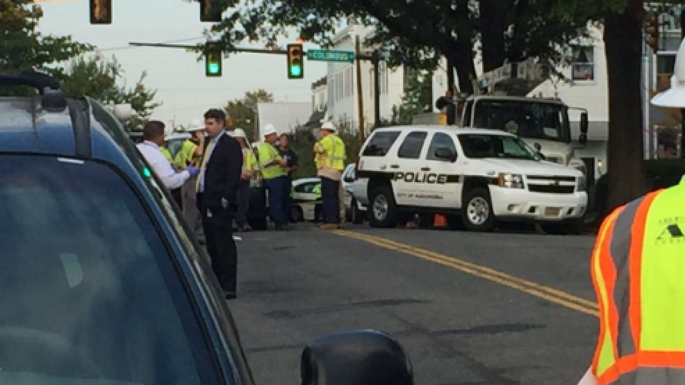 Police Person burned by electricity in industrial accident in