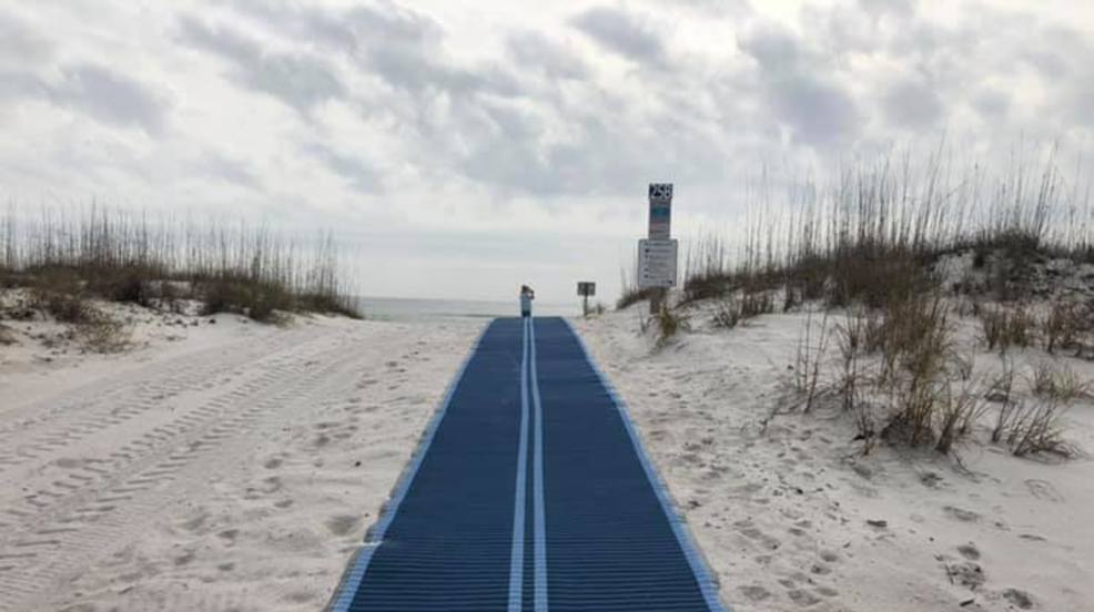 Mobi Mats Replace Wooden Crossovers At Pensacola Beach Wear