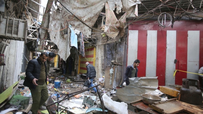 IS claims Baghdad suicide bombings that killed 28 