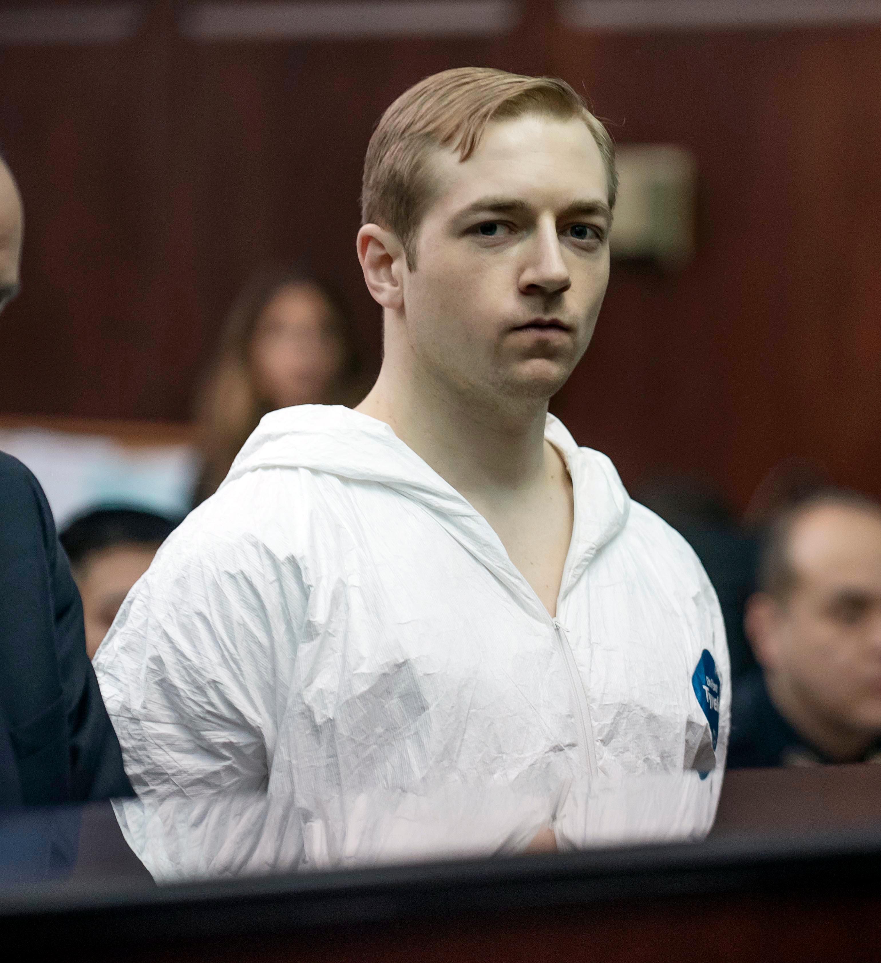 harris jackson appears in criminal court during his arraignment